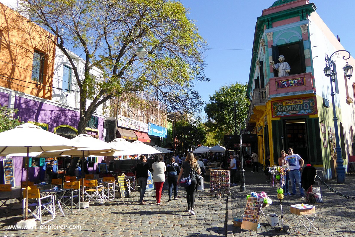 El Caminito im Barrio La Boca