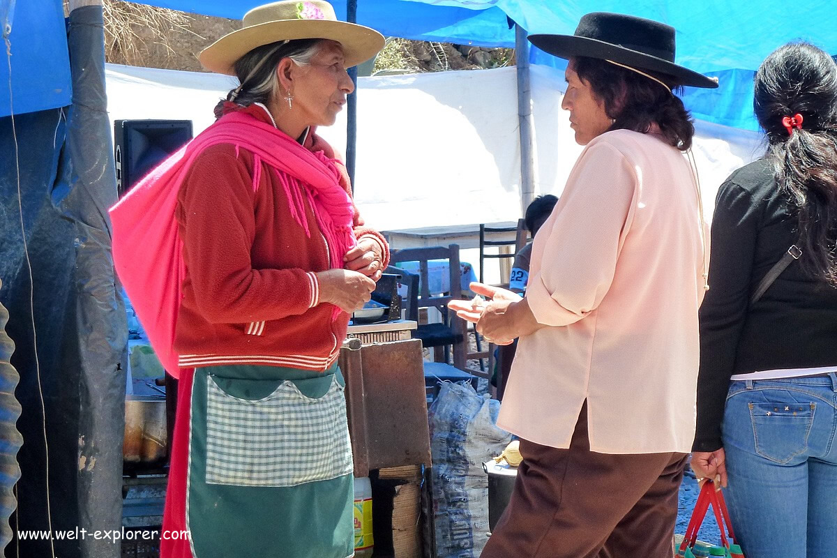 Argentinierinnen auf dem Markt