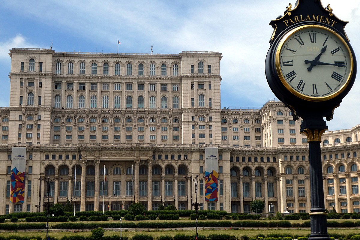 Parlamentspalast in Rumäniens Hauptstadt Bukarest