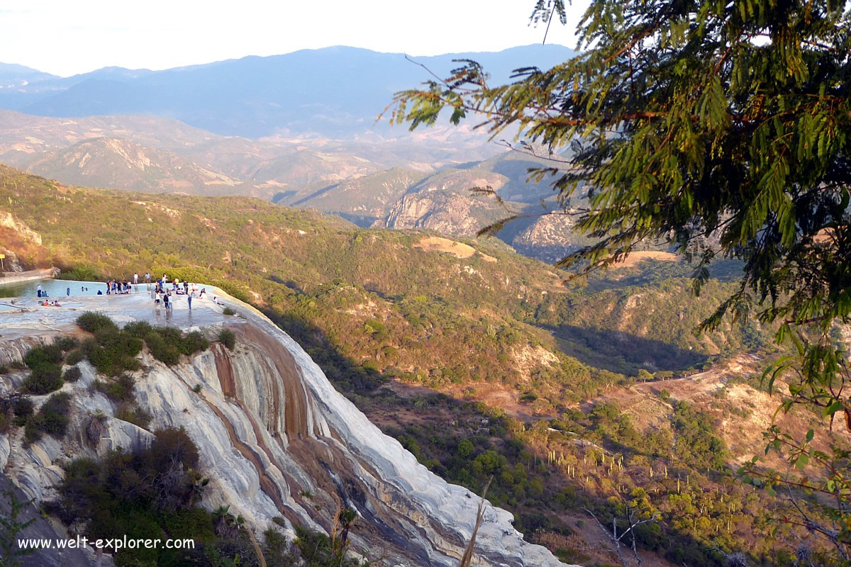 Wasserfall Hierve el Agua in Oaxaca