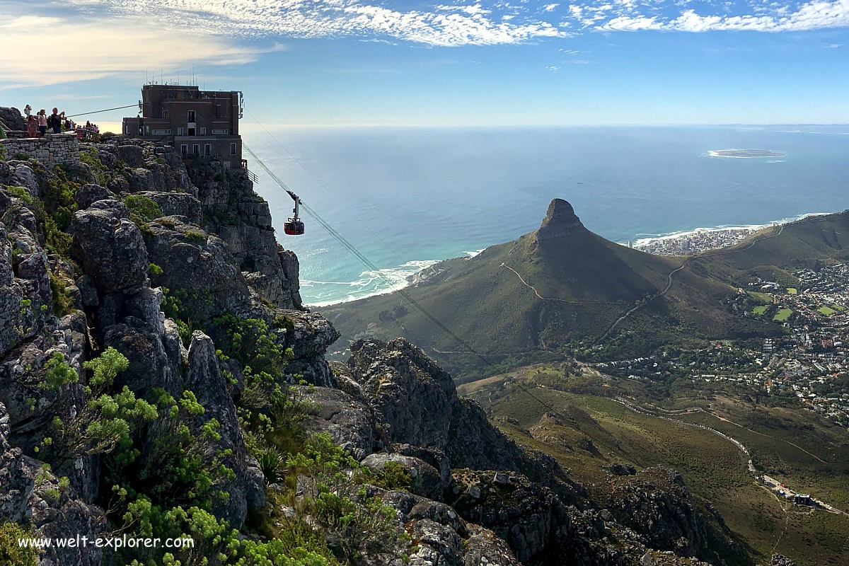 Tafelberg bei Kapstadt in Südafrika