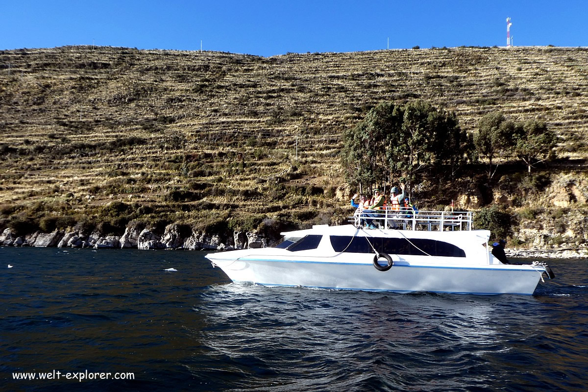 Boot auf dem Titicacasee