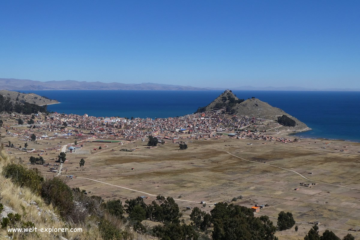 Copacabana am Titicacasee in Bolivien