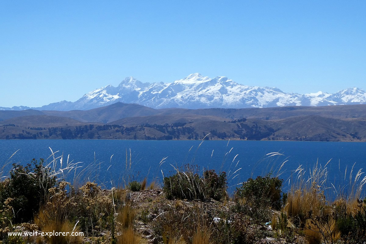 Cordillera Real und der Titicacasee