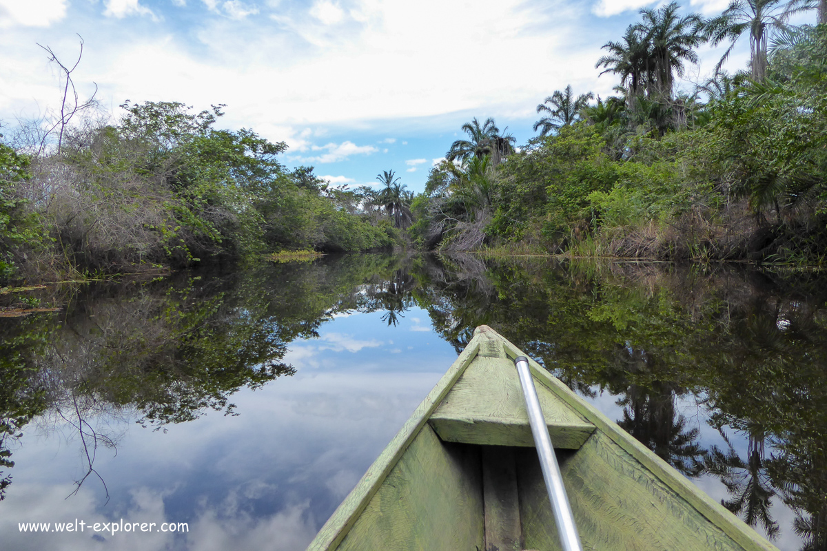 Kanu im Mini-Pantanal
