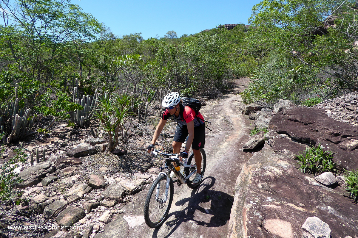 Singletrail für Mountainbiker in Brasilien