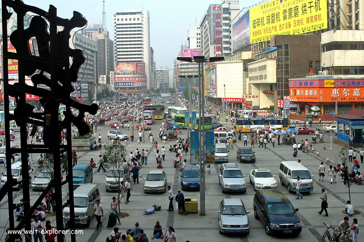 Verkehr in einer chinesischen Stadt