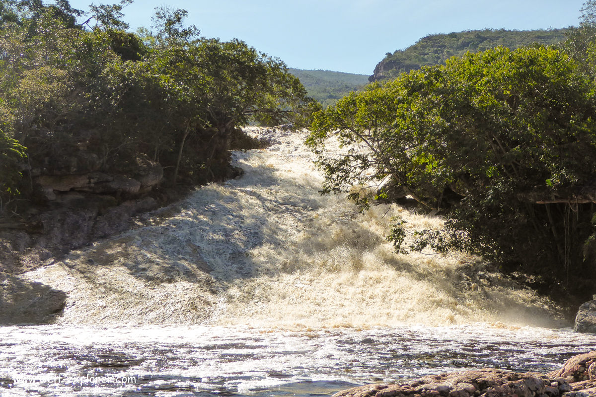 Wasserfall Ribeirão do Meio bei Lençóis