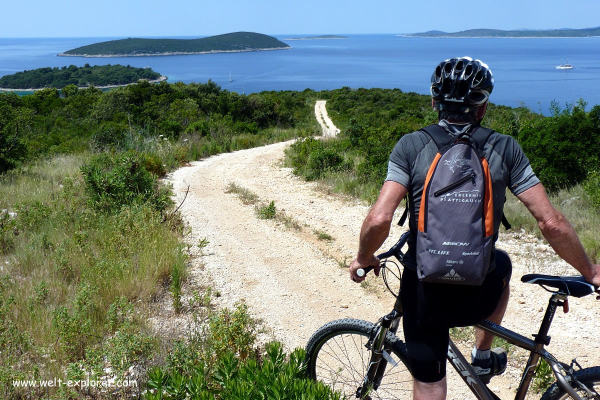 Inselhüpfen mit dem Mountainbike in Kroatien