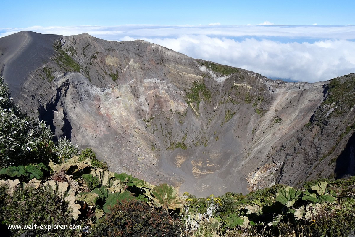 Krater Vulkan Irazu