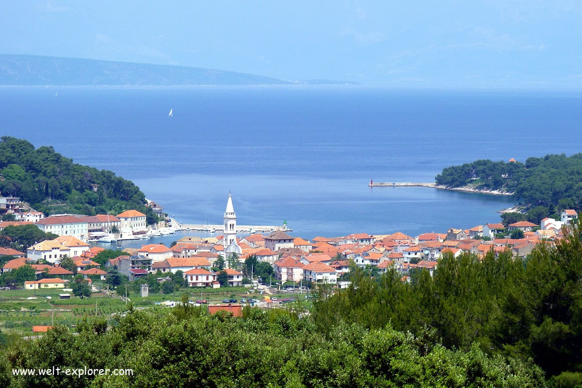 Kroatische Stadt Hvar