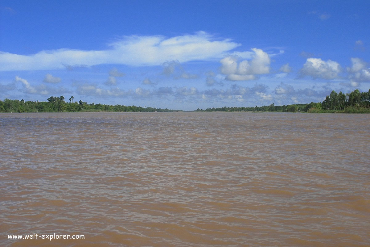 Mekong Fluss in Vietnam