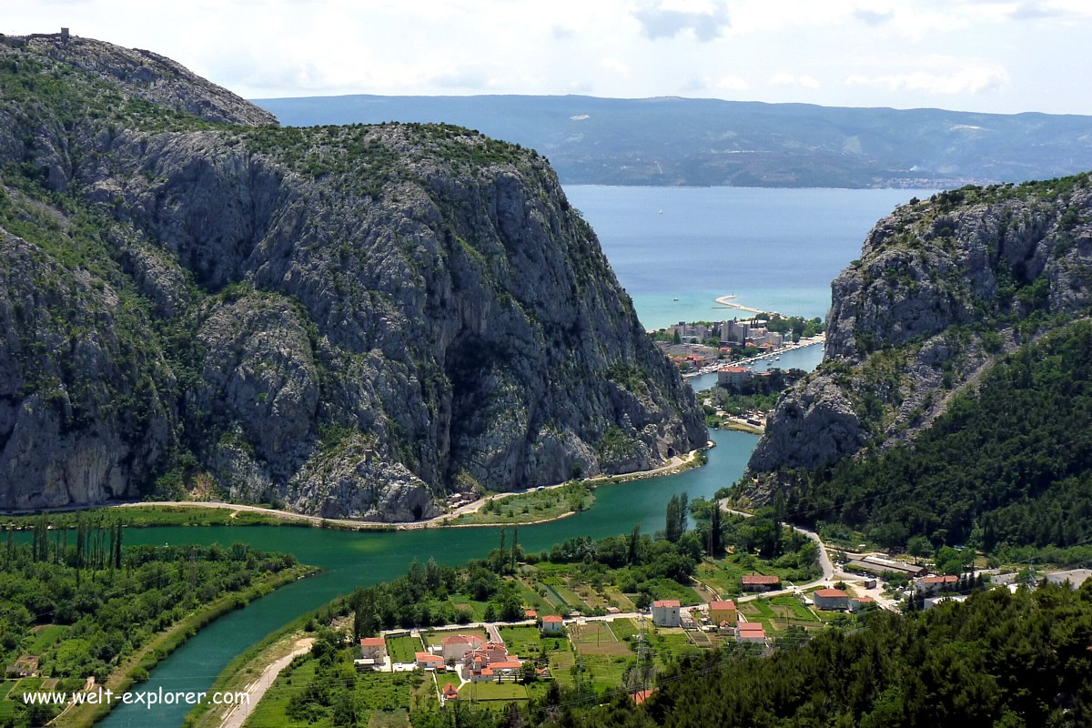 Omis und der Cetina Canyon