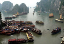 Halong Bay Weltwunder der Natur Kreuzfahrt und Bootstour in der Halong Bay in Vietnam