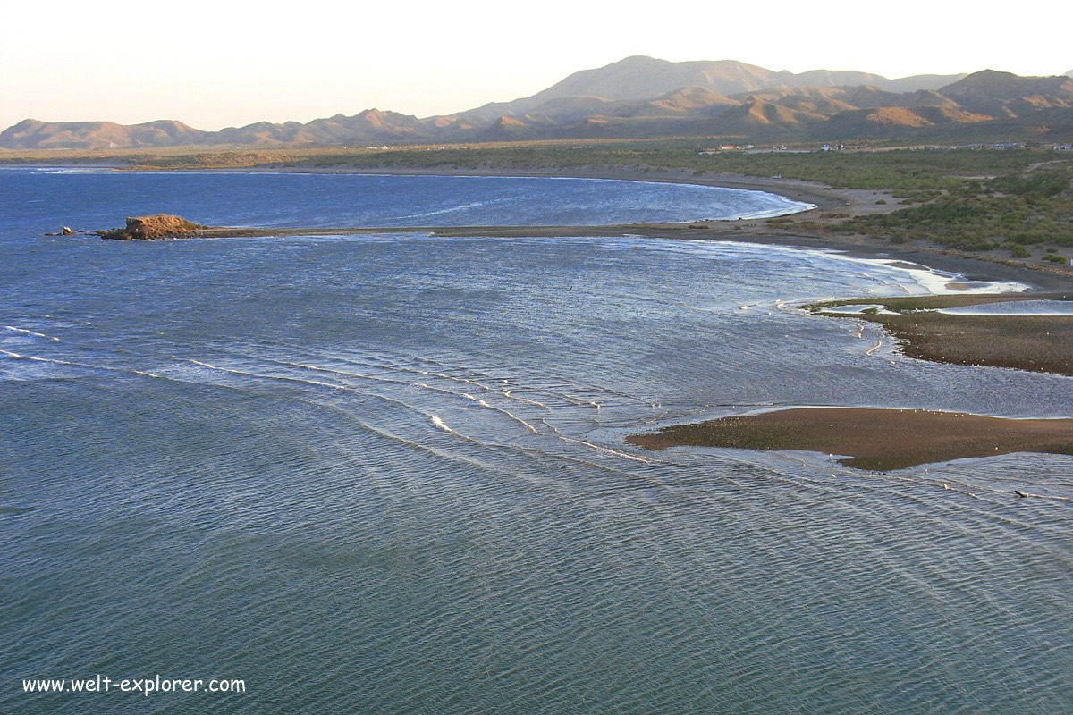 Strand und Küste am Golf von Kalifornien