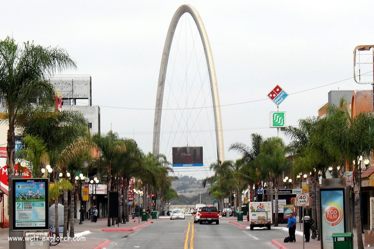 Tijuana Grenzstadt zu den USA