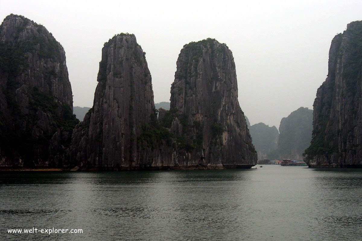 Die Halong Bay ist ein Weltwunder der Natur