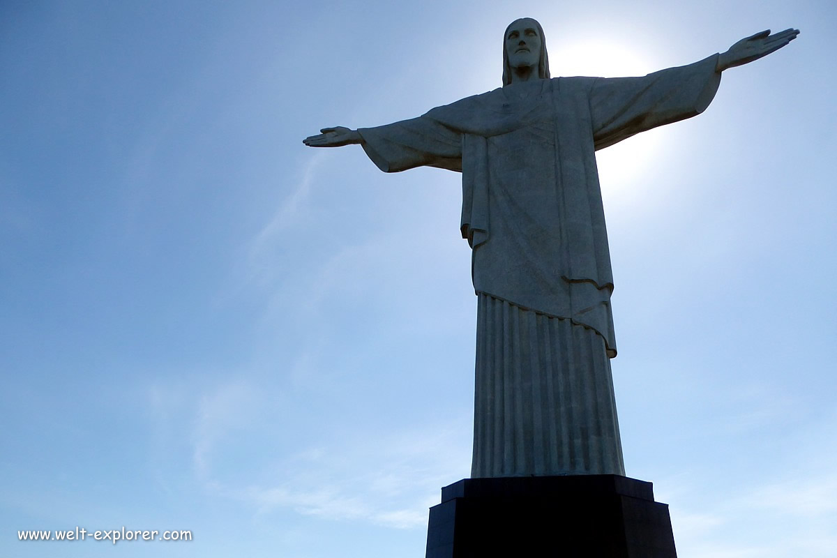 Christus-Statue auf dem Corcovado von Rio de Janeiro