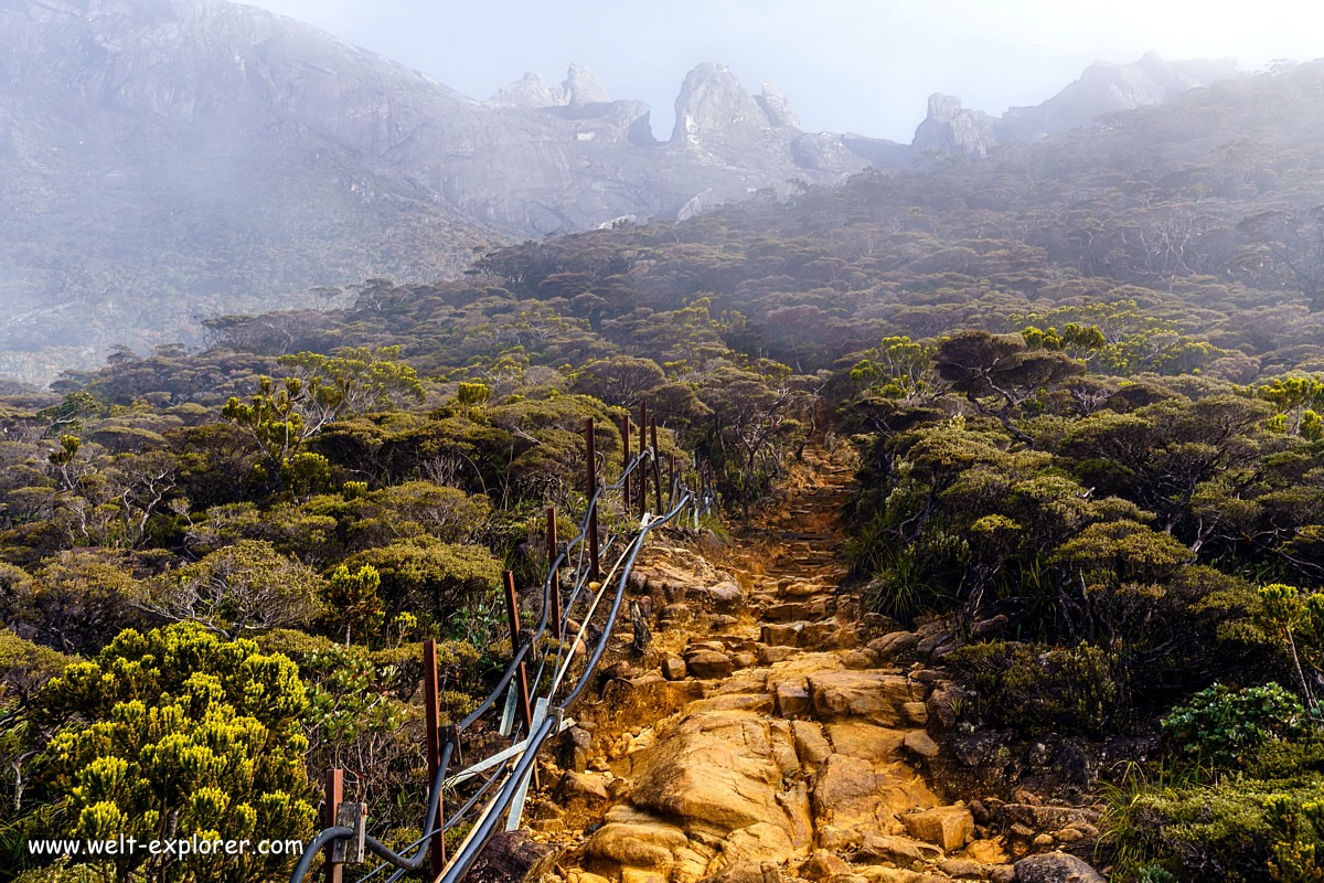 Wanderung auf den Mount Kinabalu