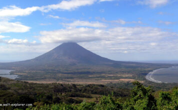 Nicaragua See und Insel Ometepe Vulkan auf der Insel Ometepe im Nicaragua See