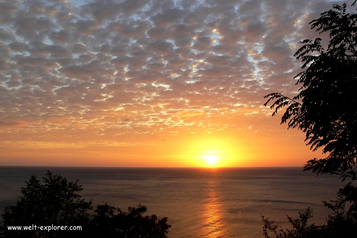Sonnenuntergang über dem Nicaragua-See