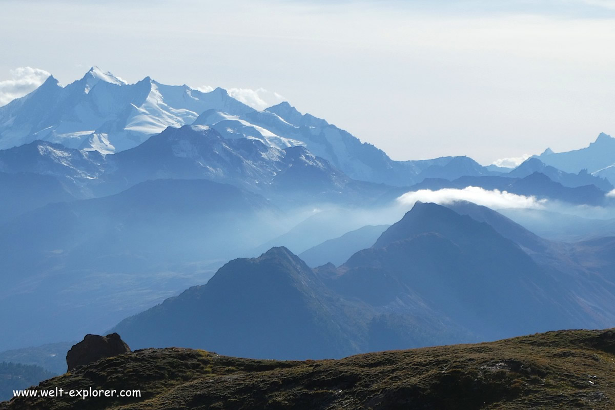 Bergwelt der Walliser Alpen