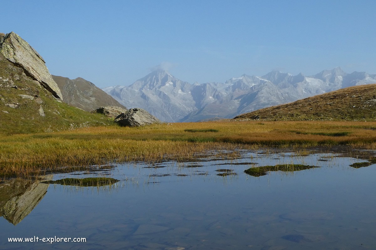 See-Wanderung Walliser Alpen