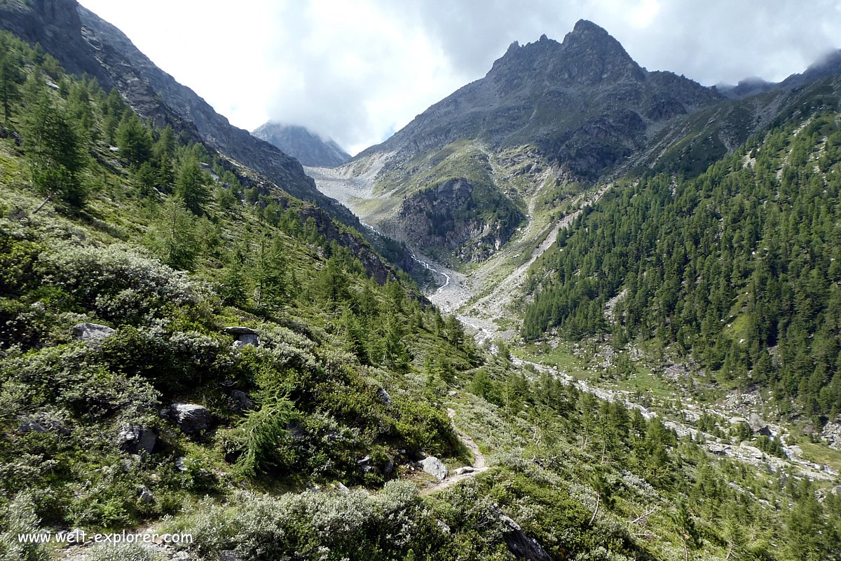 Höhenweg Saas Fee nach Grächen