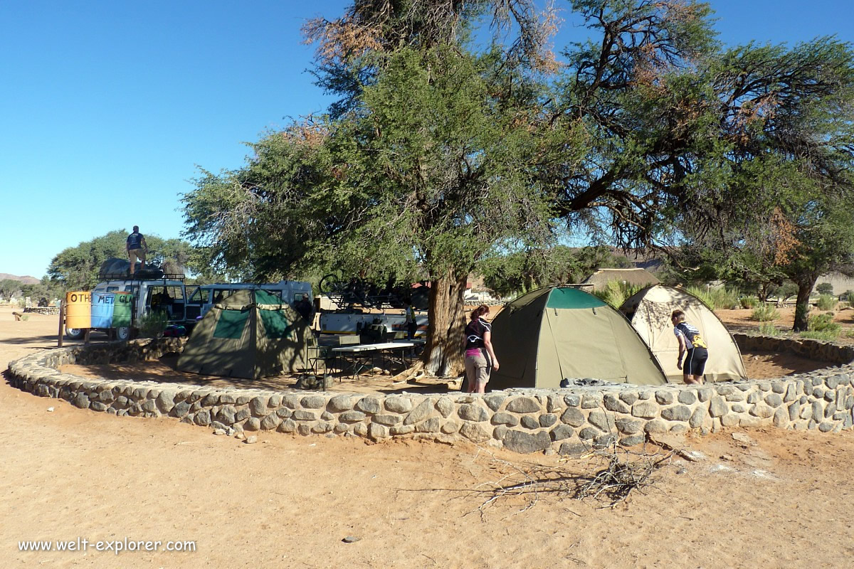 Sesriem Camping in Namibia