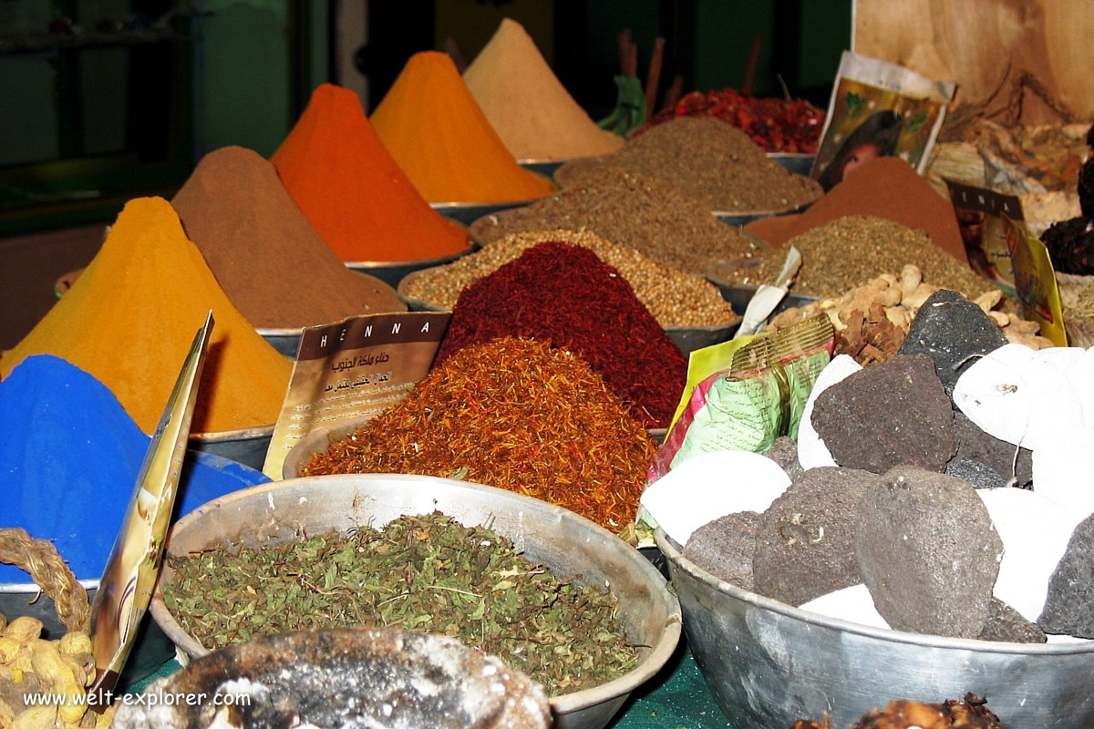 Gewürze auf einem ägyptischen Markt