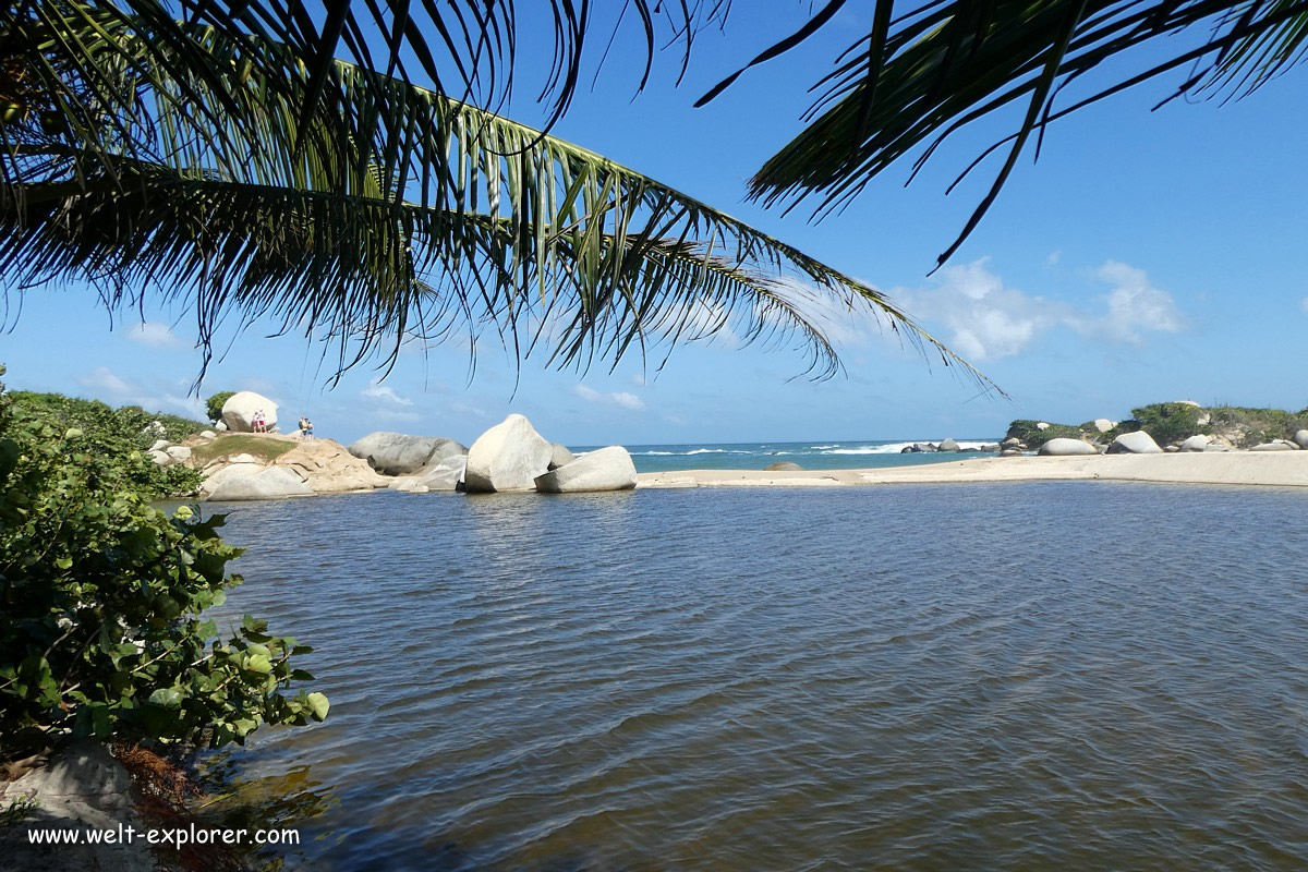 Lagune im Tayrona Nationalpark