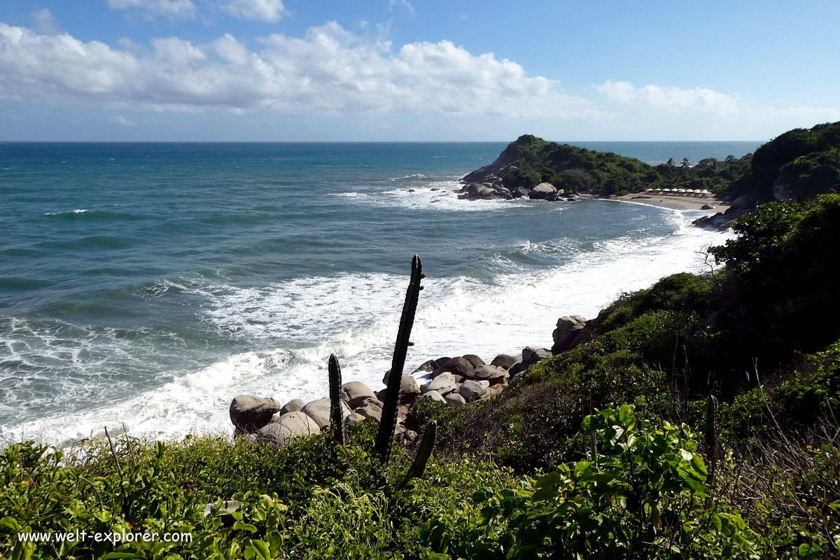 Playa Cañaveral im Tayrona Nationalpark