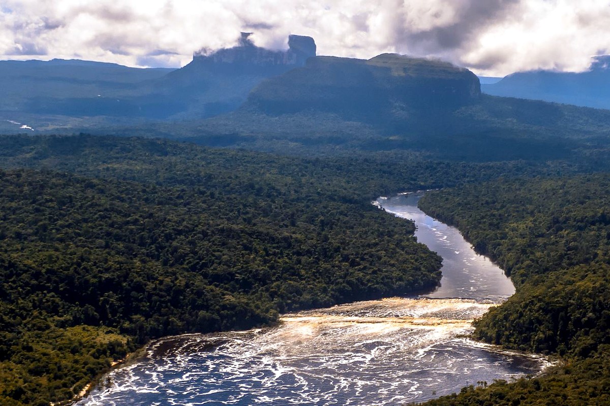 Panorama Canaima Nationalpark in Venezuela