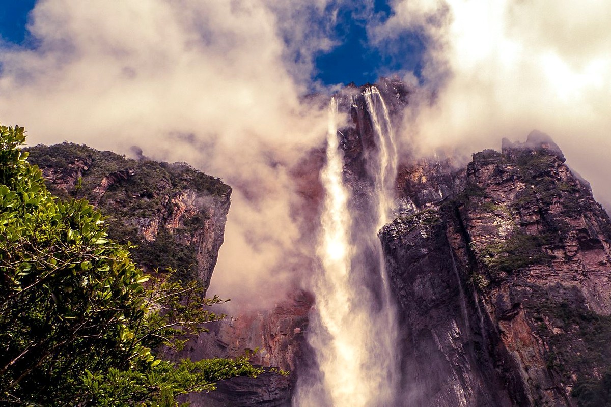 Wasserfall Salto Angel in Venezuela