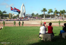 1. Mai Parade am Tag der Arbeit in Camagüey 1. Mai Parade am Tag der Arbeit in Camagüey