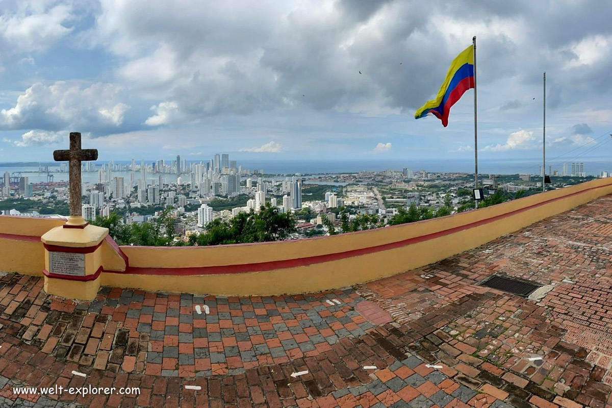 Panorama und Ausblick vom Cerro de Popa