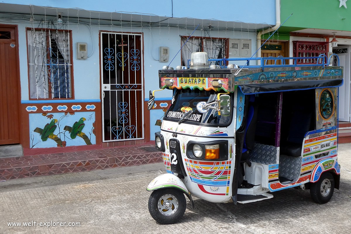 Tuk Tuk Mototaxi in Guatapé