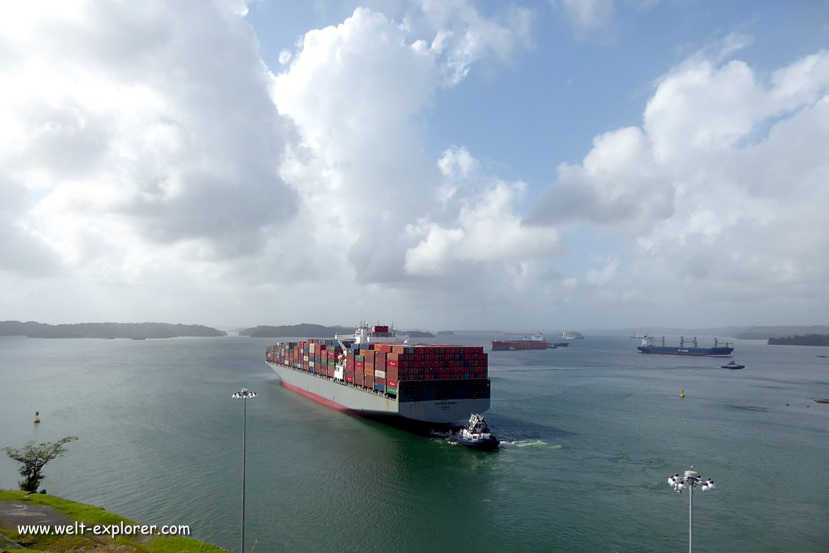 Reise mit dem Frachtschiff in der Karibik