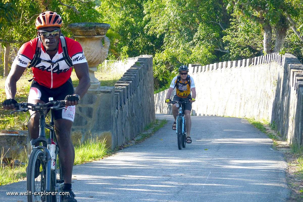 Mountainbiker La Güira Nationalpark