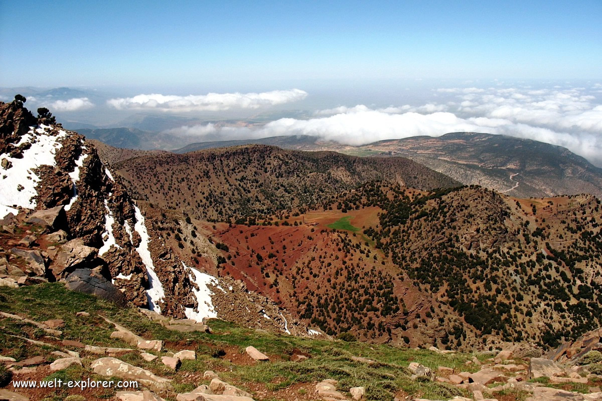 Landschaft Hoher Atlas in Marokko