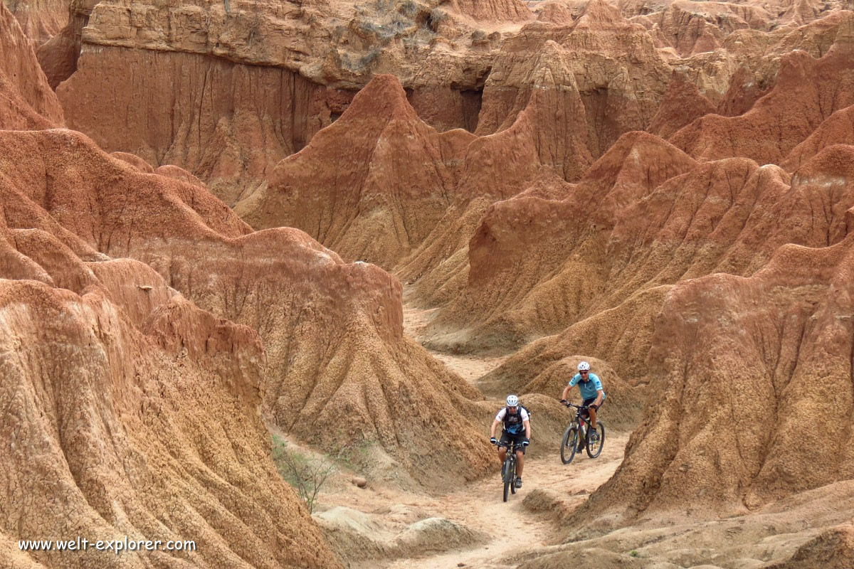 Mountainbike Hotspots und Highlights in Kolumbien