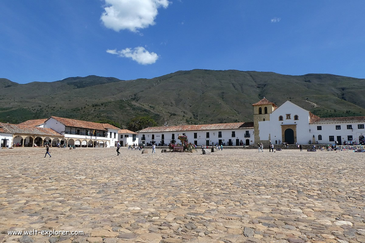 Platz von Villa de Leyva