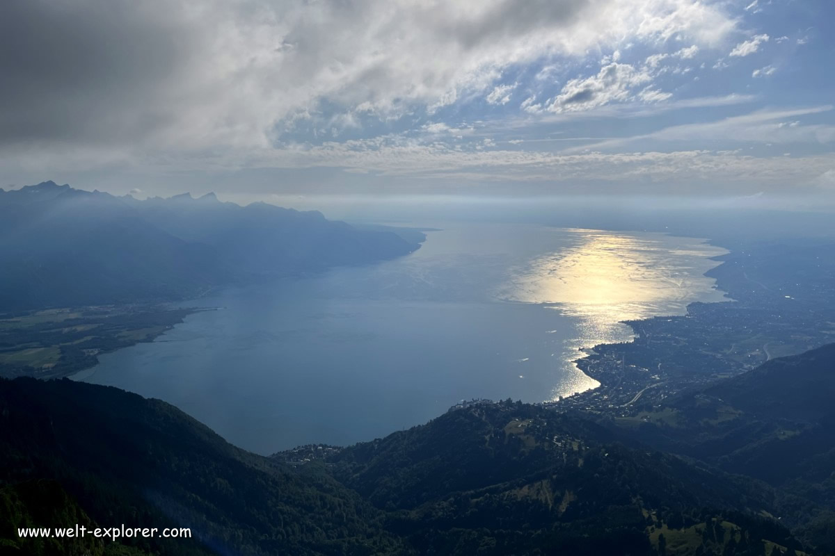 Montreux mit dem Genfersee