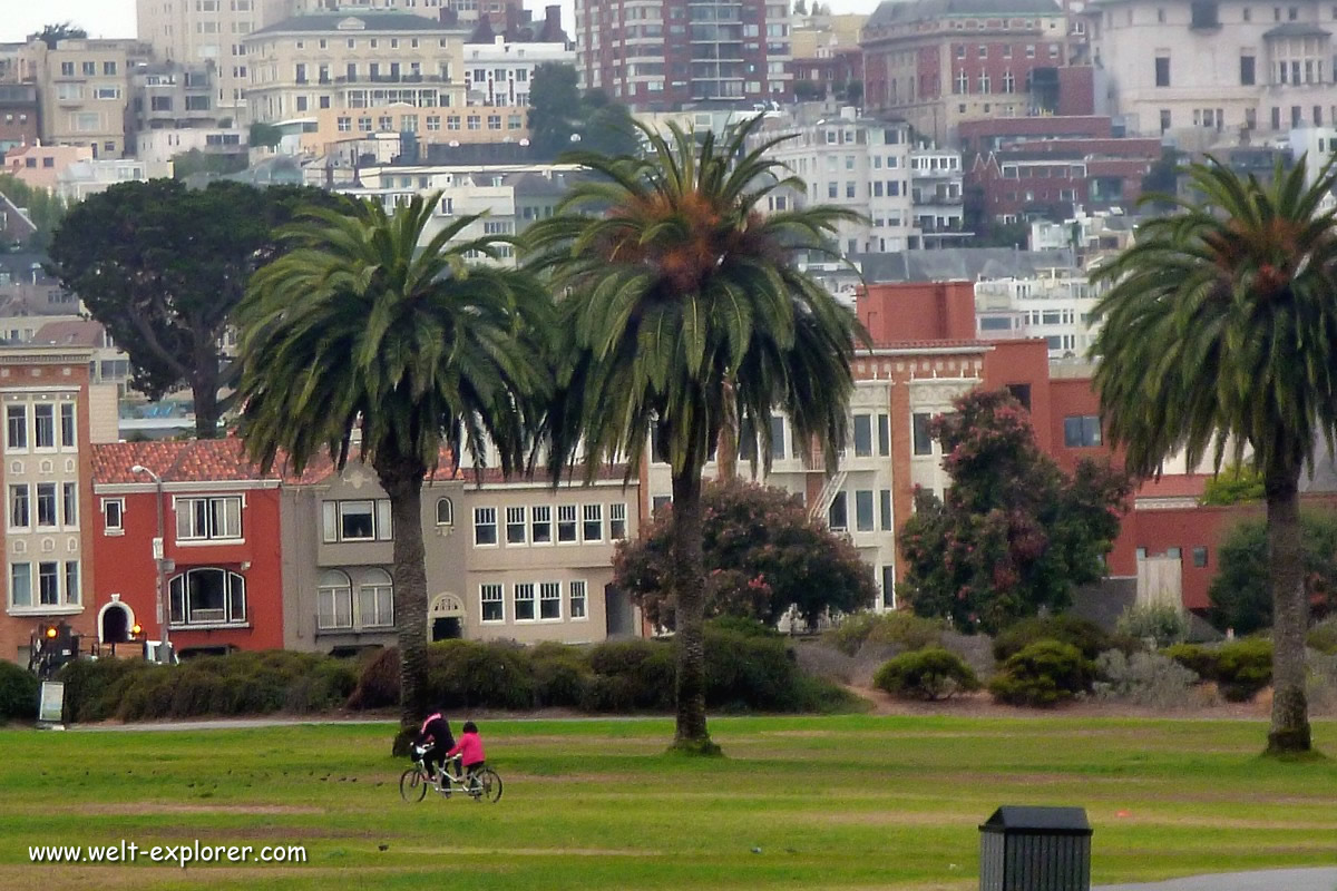 Radtour mit Kinder durch San Francisco