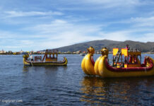 Titicacasee: Schwimmende Inseln der Uros & Insel Taquile Titicacasee mit Inseln der Uros und Taquile in Peru