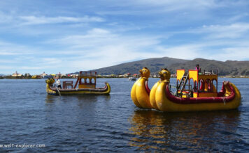 Titicacasee: Schwimmende Inseln der Uros & Insel Taquile Titicacasee mit Inseln der Uros und Taquile in Peru