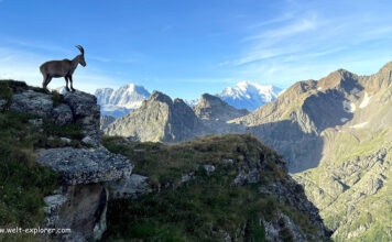 Trekking auf dem Alpenpässe-Weg im Wallis Trekking und Wanderung Alpenpässe-Weg in Walliser Alpen