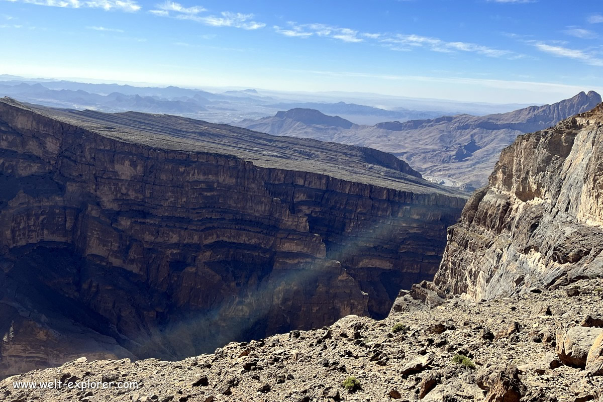 Schlucht und Grand Canyon des Oman