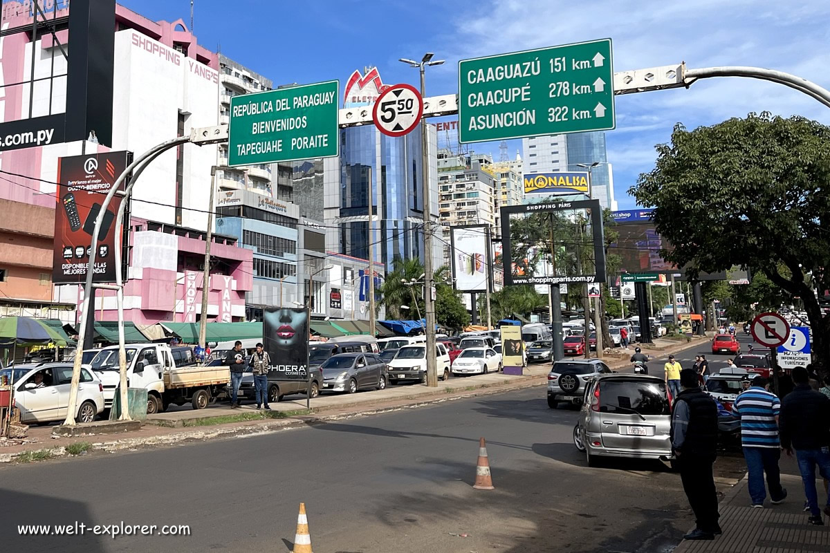 Ciudad del Este die Stadt im Dreiländereck