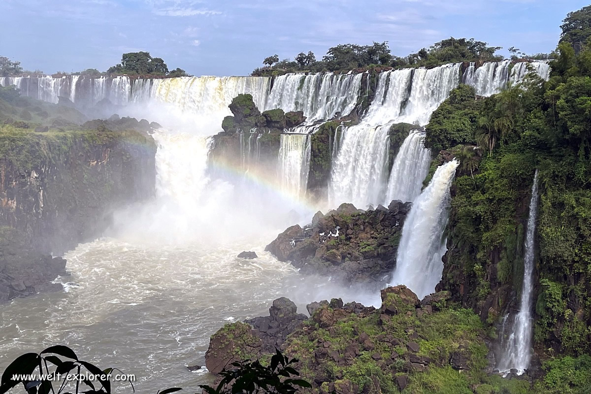 Iguazu Wasserfälle im Nationalpark in Argentinien